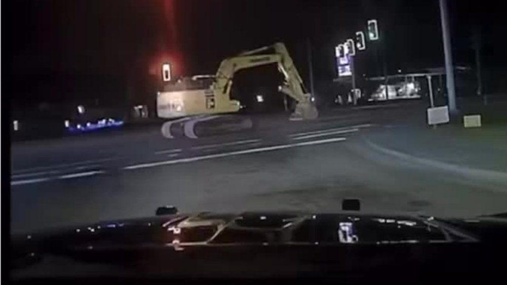 Excavator on the Run: The Slowest Chase Ever