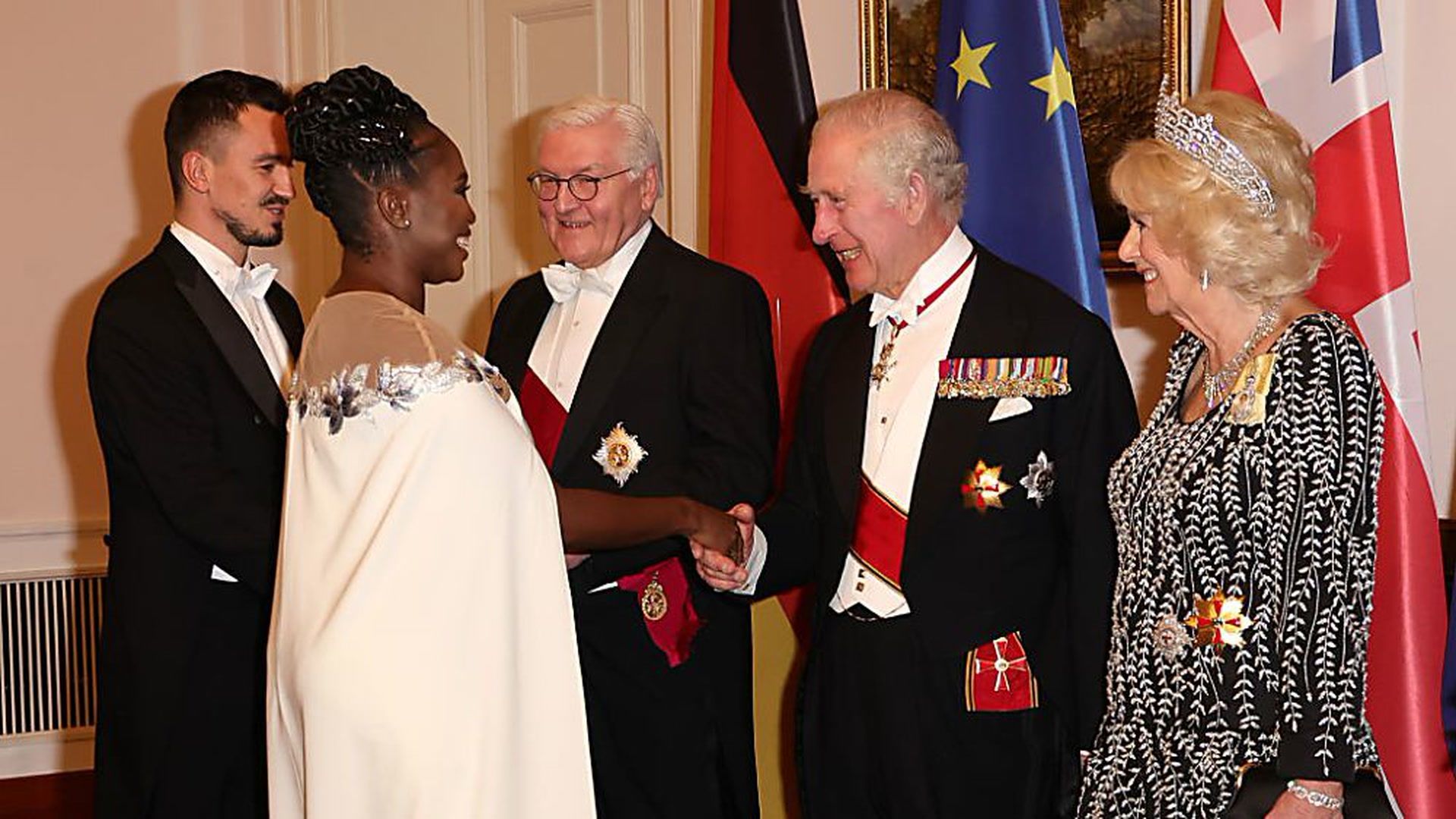 King Charles beams: Here he meets Dancing Queen Motsi Mabuse