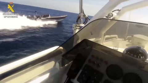Wie im Agentenfilm: Spanische Polizei jagt Drogenboote und findet über elf Tonnen Haschisch
