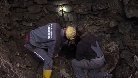 Stollendrama in Sachsen: Leichenspürhunde suchen im Bergwerk