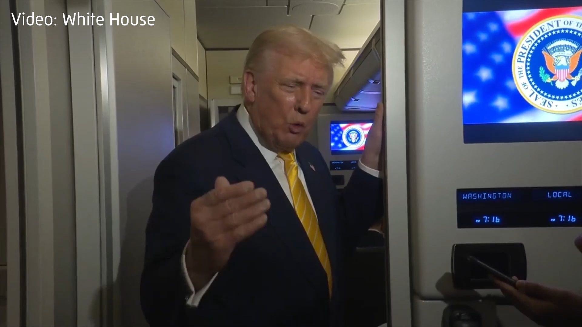 Video: Trump: Doch keine Zölle gegen Europäer ab 1. Februar