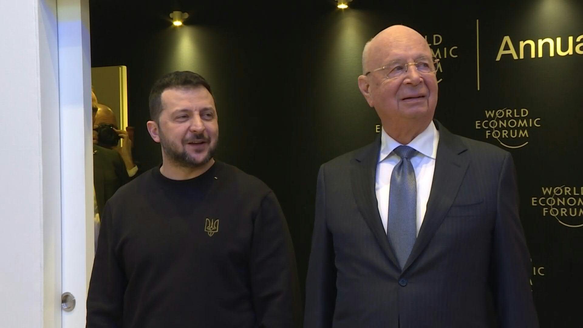 Zelensky at WEF in Davos in bid to shore up support for Ukraine