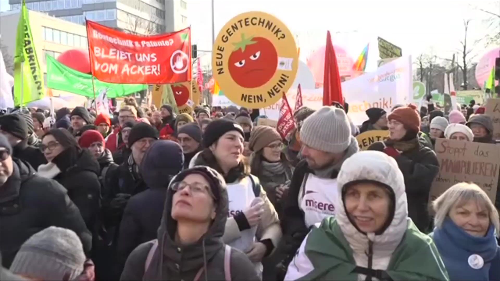 "Wir haben es satt": Demo für umweltverträgliche Landwirtschaft in Berlin