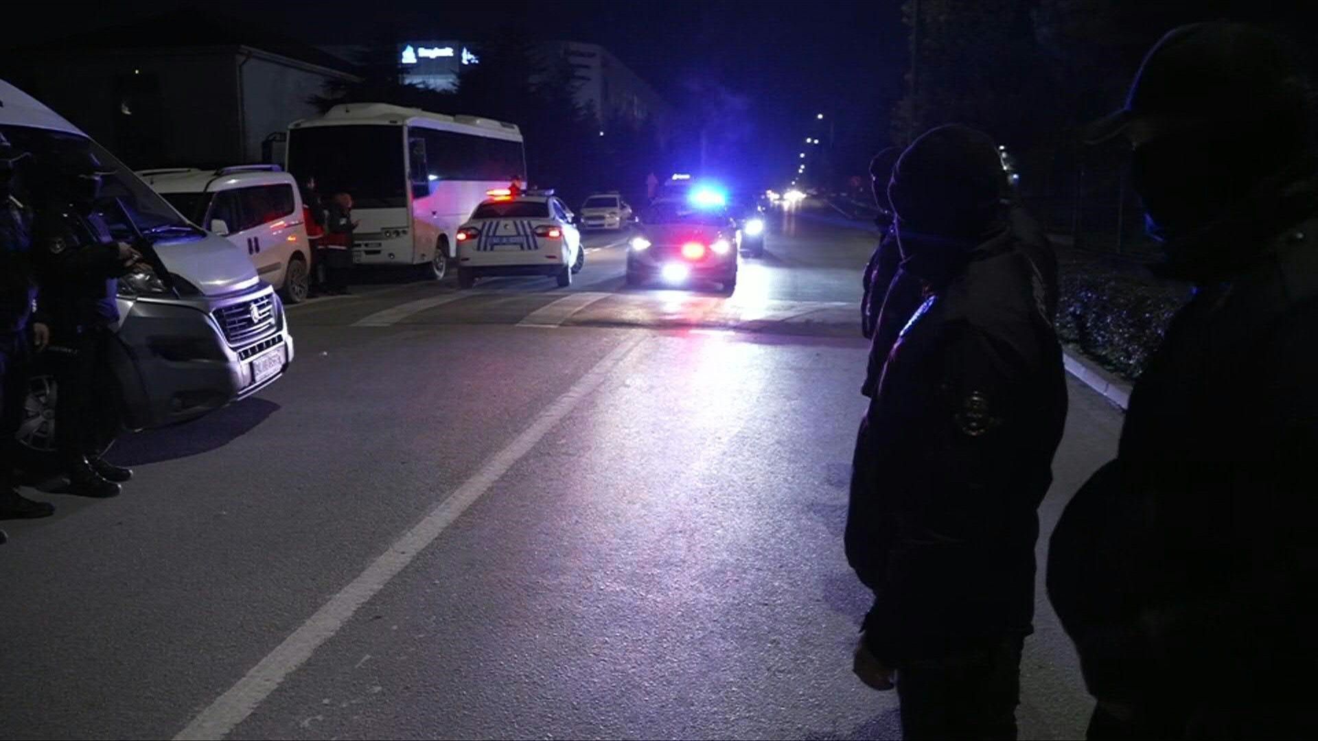 Images show cars leaving after Turkish police free hostages at plant near Istanbul
