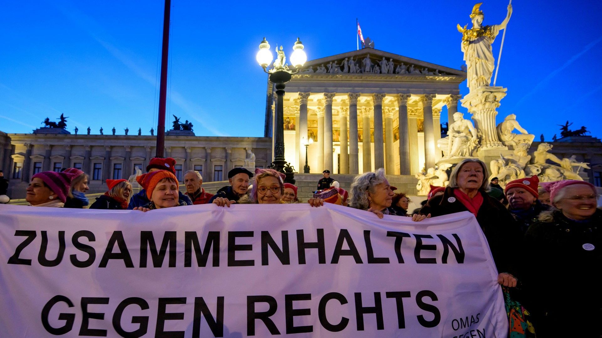Großdemo gegen Rechts in Wien