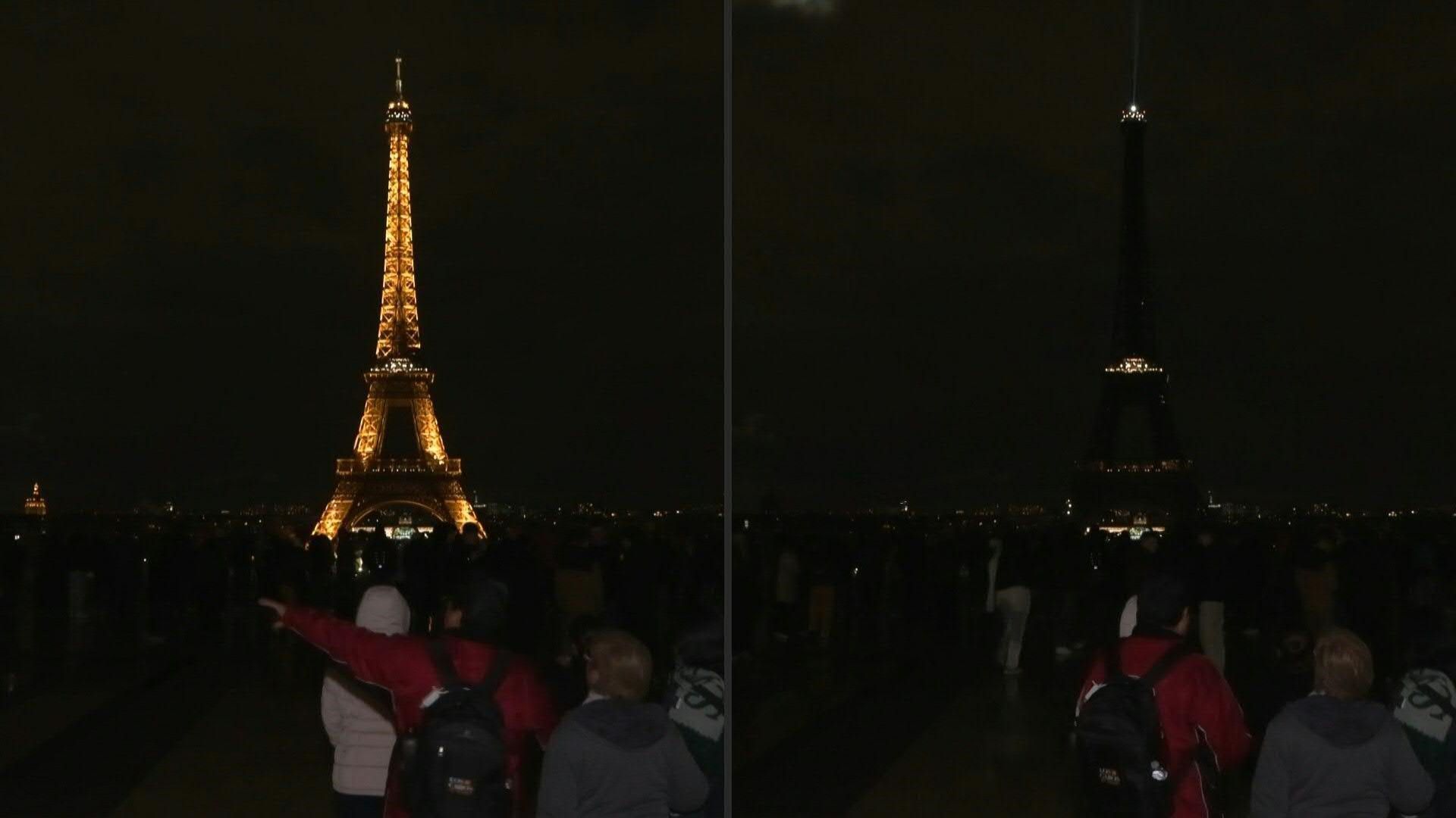 "Earth Hour" : la tour Eiffel s'éteint "pour la planète"