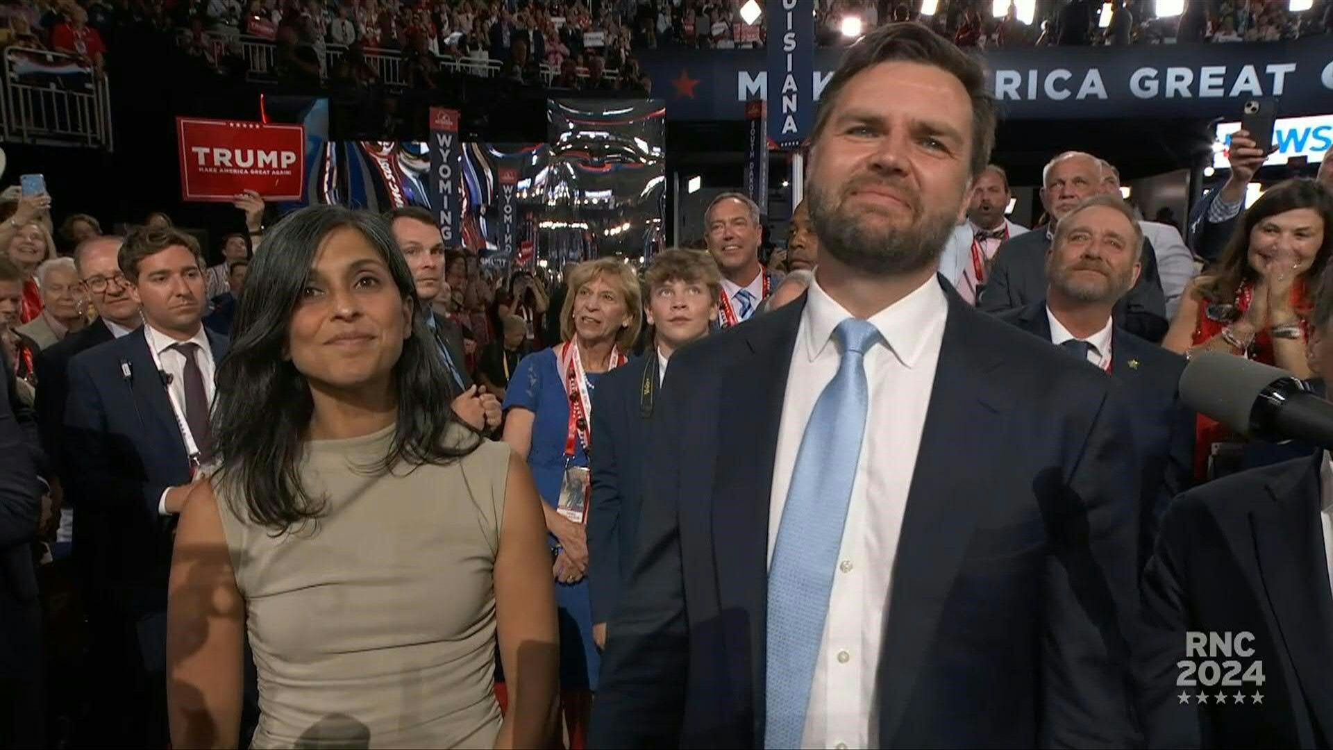 Republican Party convention formally nominates J.D. Vance for vice presidency