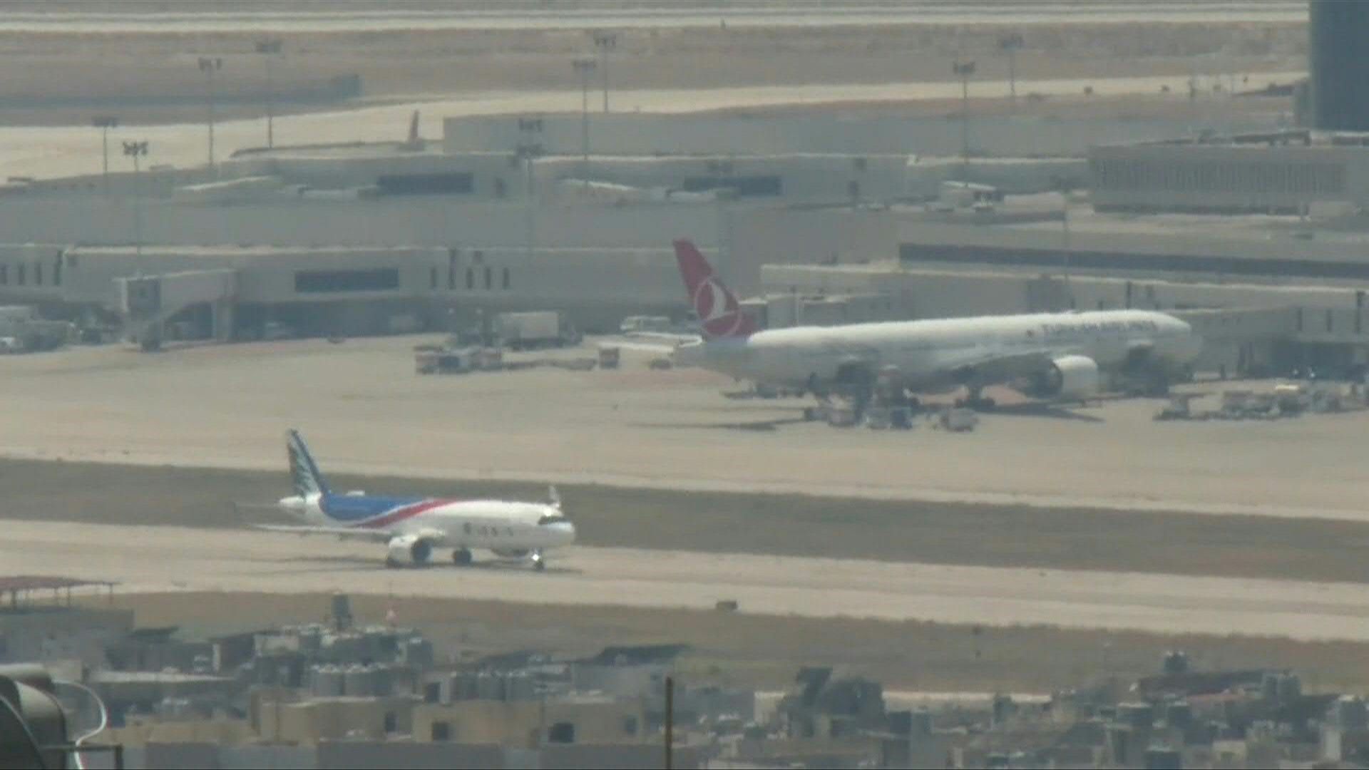 Images of Beirut airport as regional tensions soar