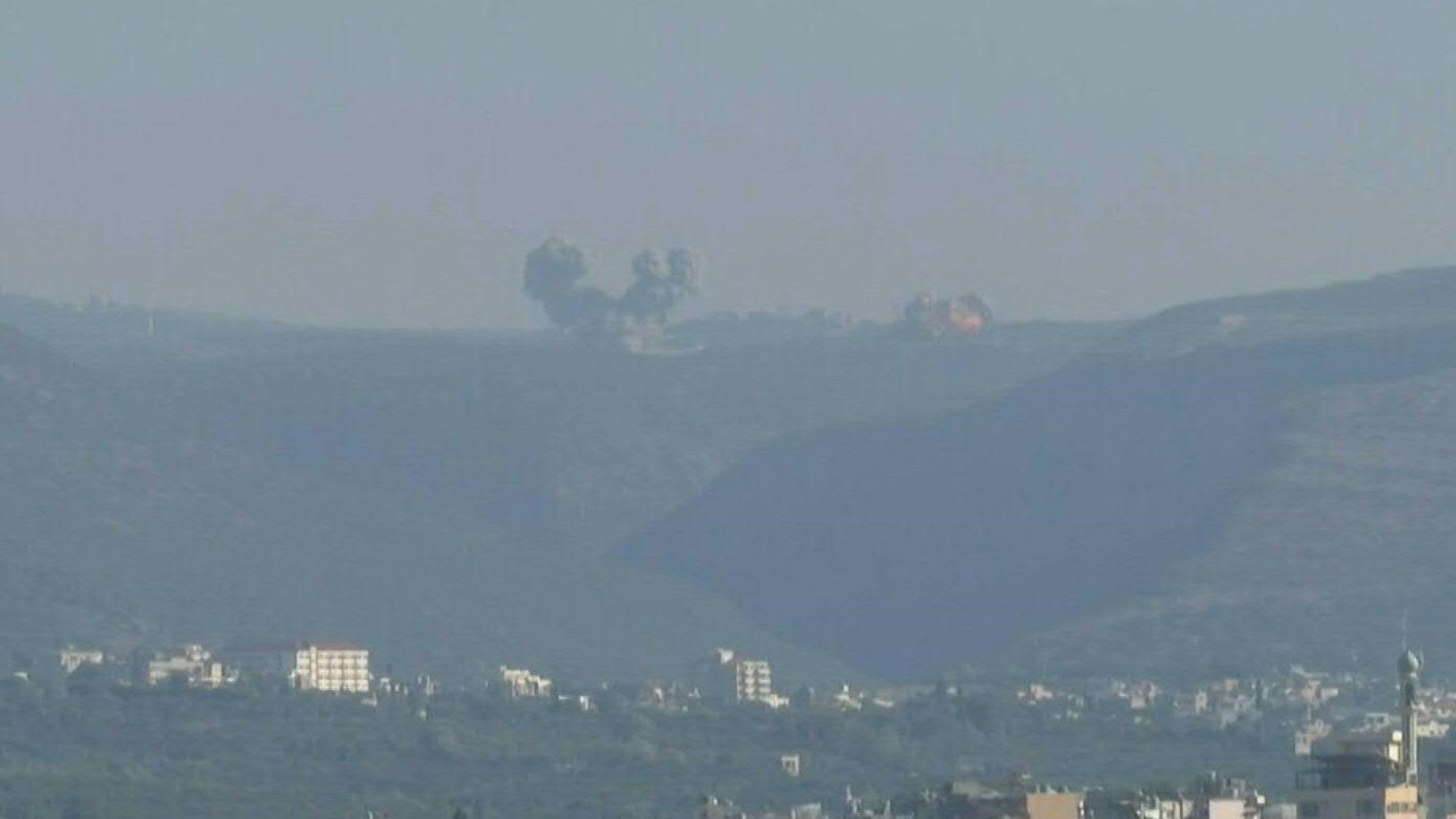 Smoke rises in Tyre, southern Lebanon, after Israeli strikes