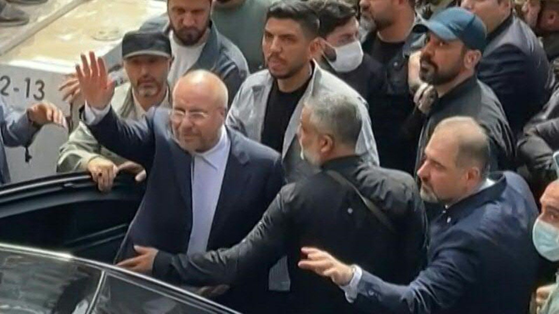 Iran parliament speaker visits site of deadliest Israeli strike in central Beirut