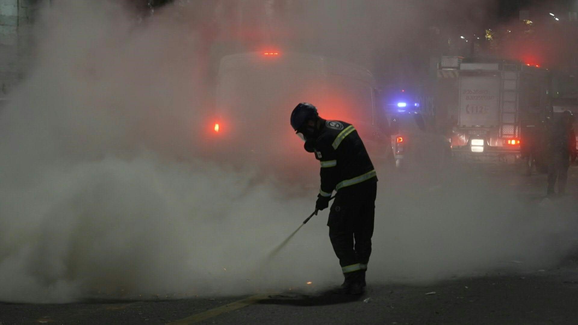 Georgia in turmoil: Police disperse pro-EU protesters in Tbilisi