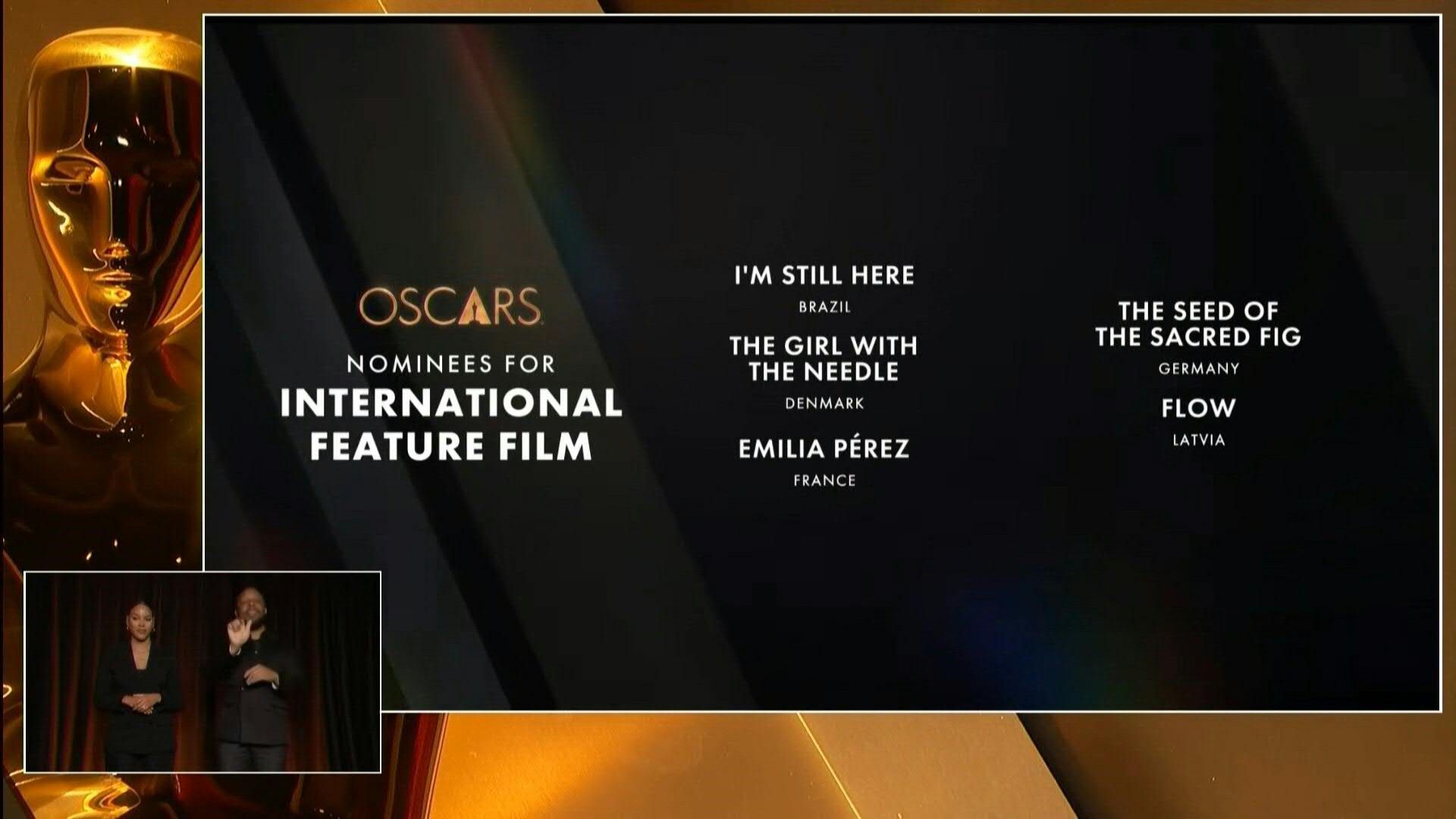 'Emilia Perez' tops Oscars nominations with 13 nods