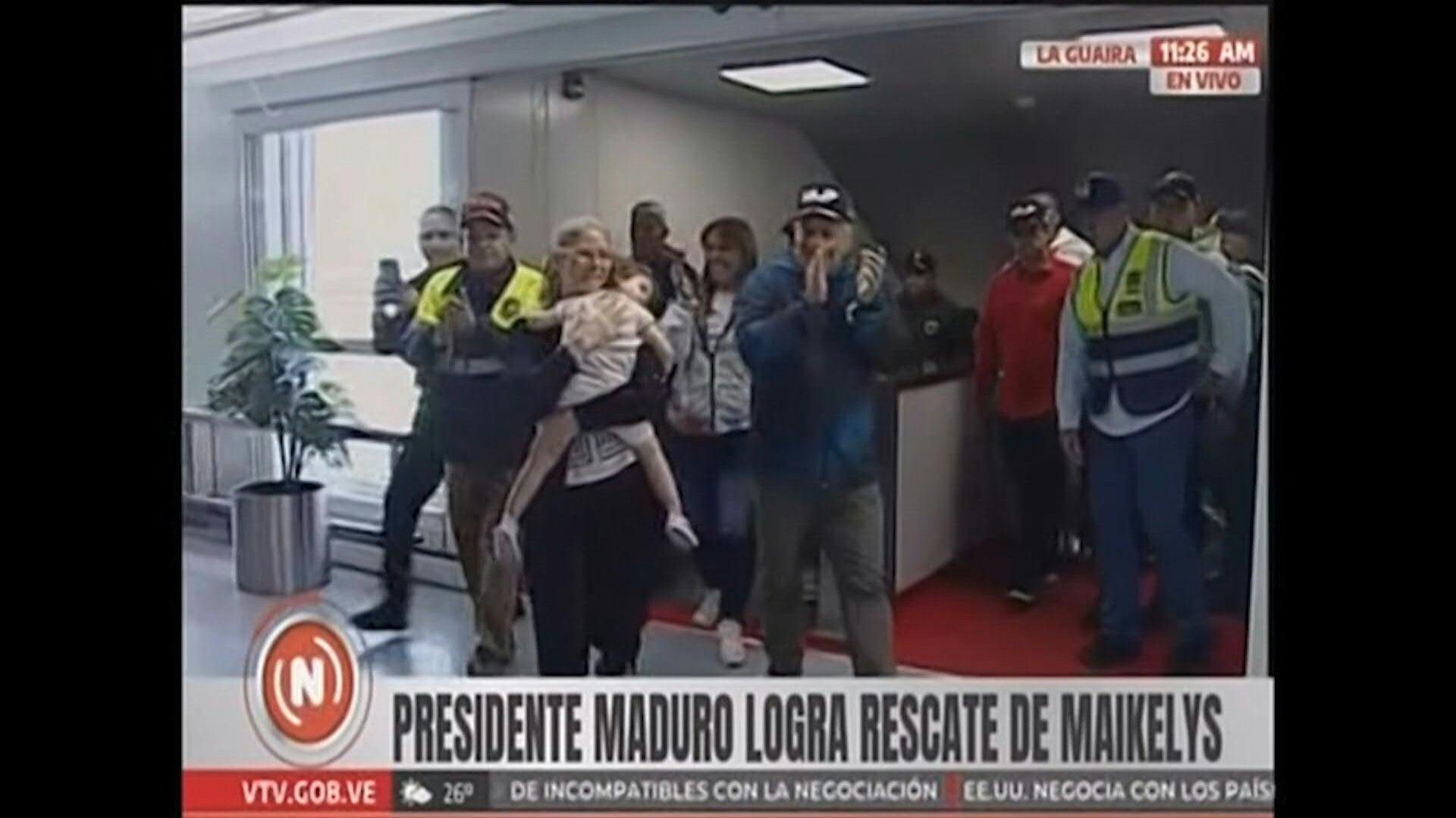 Video: Toddler separated from parents in US deportation case arrives to Venezuela