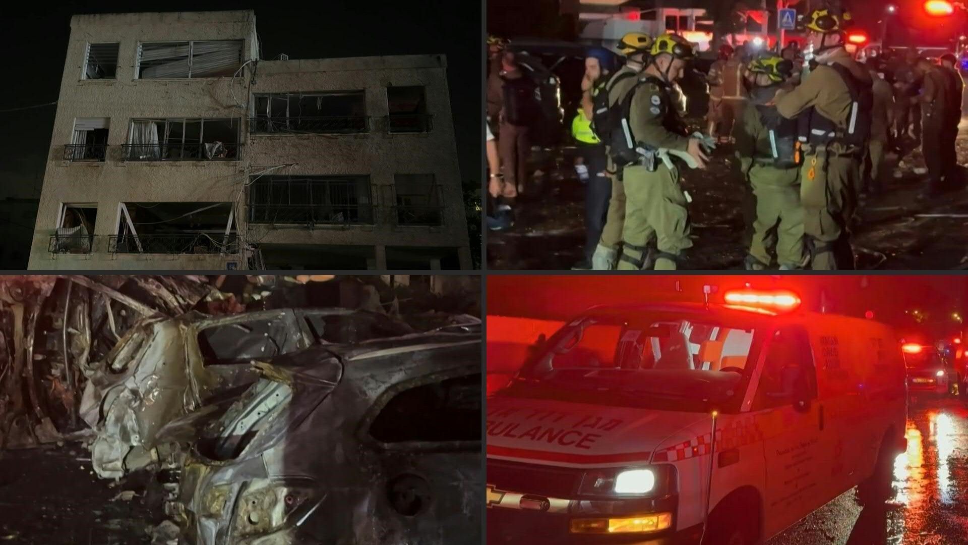 Video: Aftermath of Iranian missile strike in northern Israeli city of Haifa