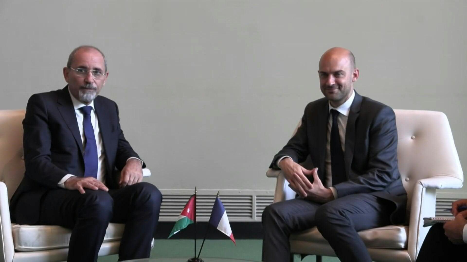 Video: UN: French Foreign Minister holds bilateral with Jordanian counterpart