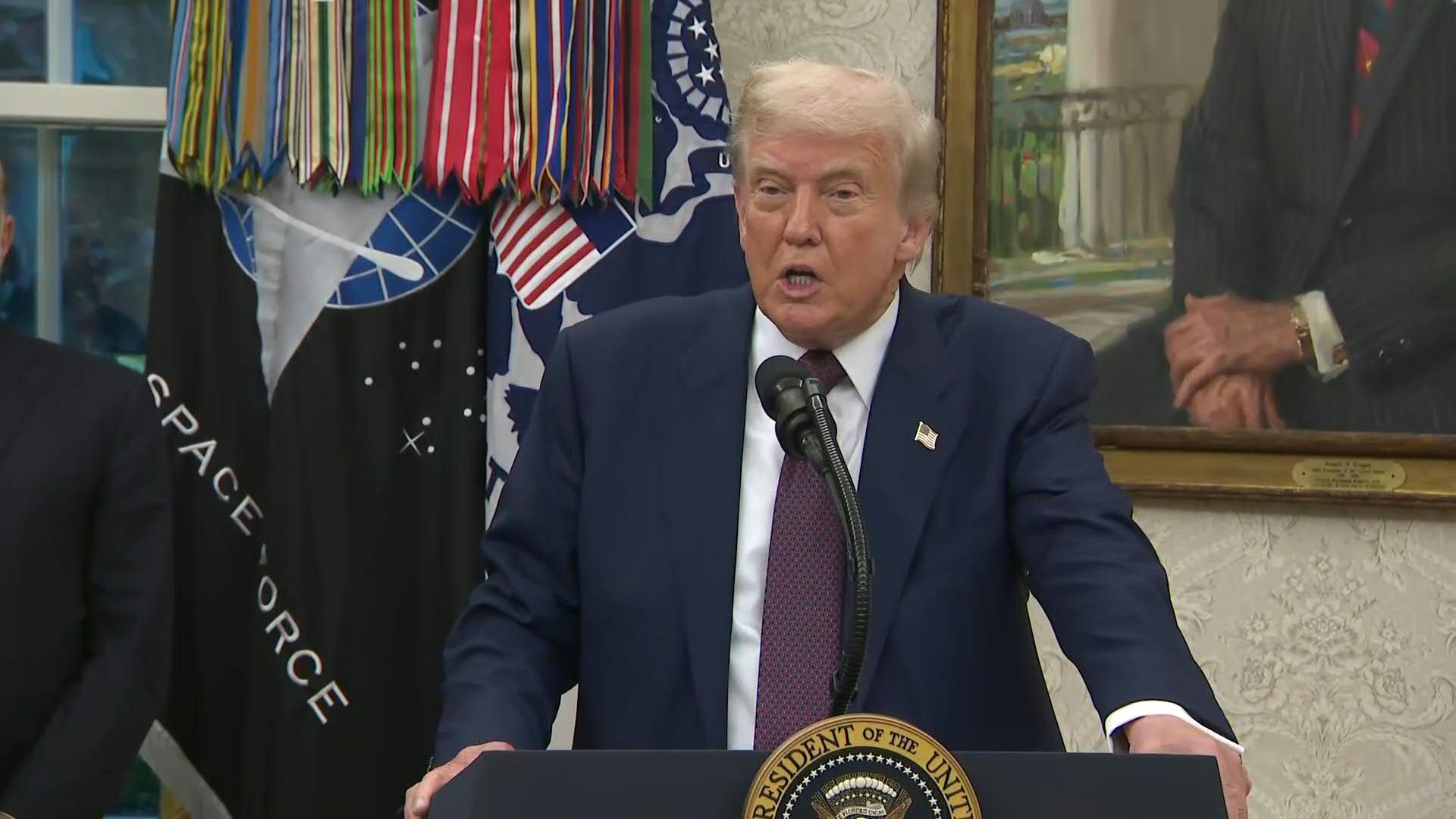Trump says 'good chance' of meeting with Putin 'very soon'