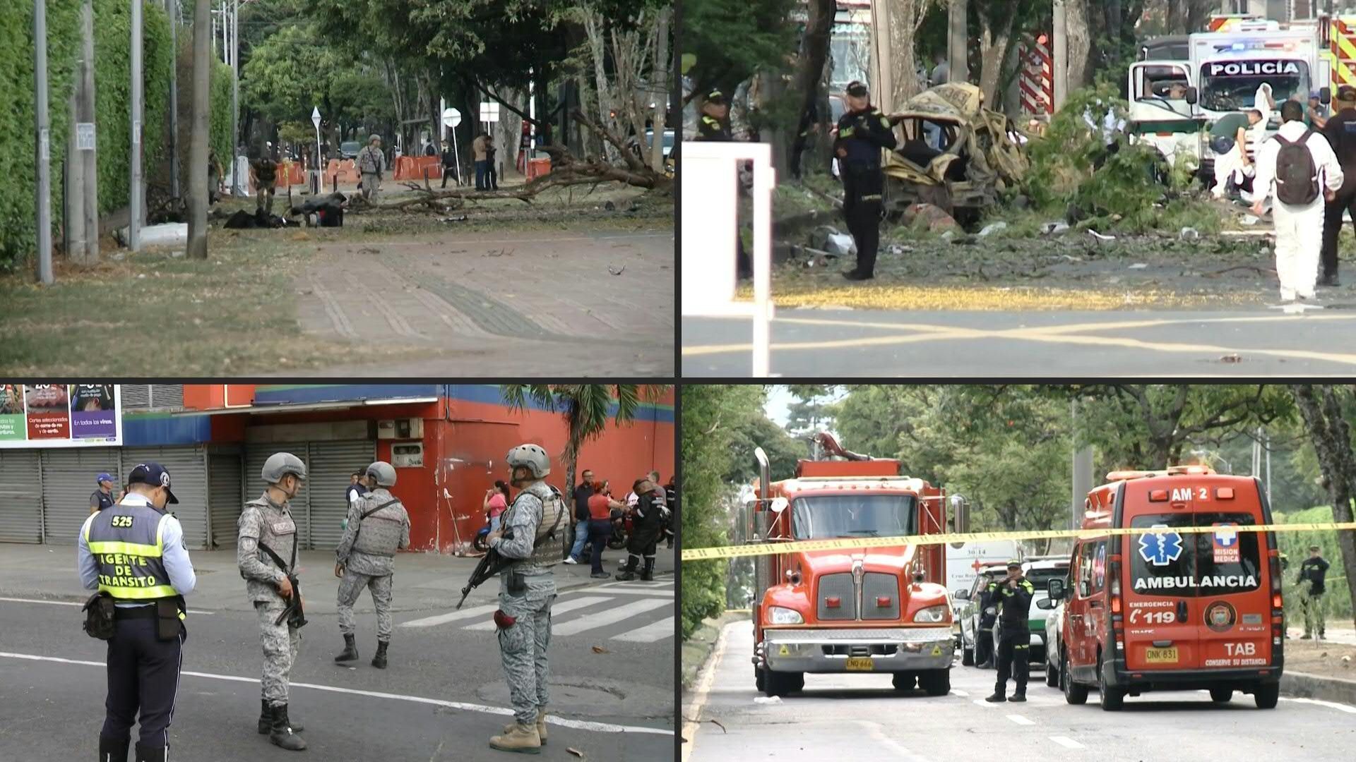 Scene after explosion in Cali left at least five dead, dozens injured