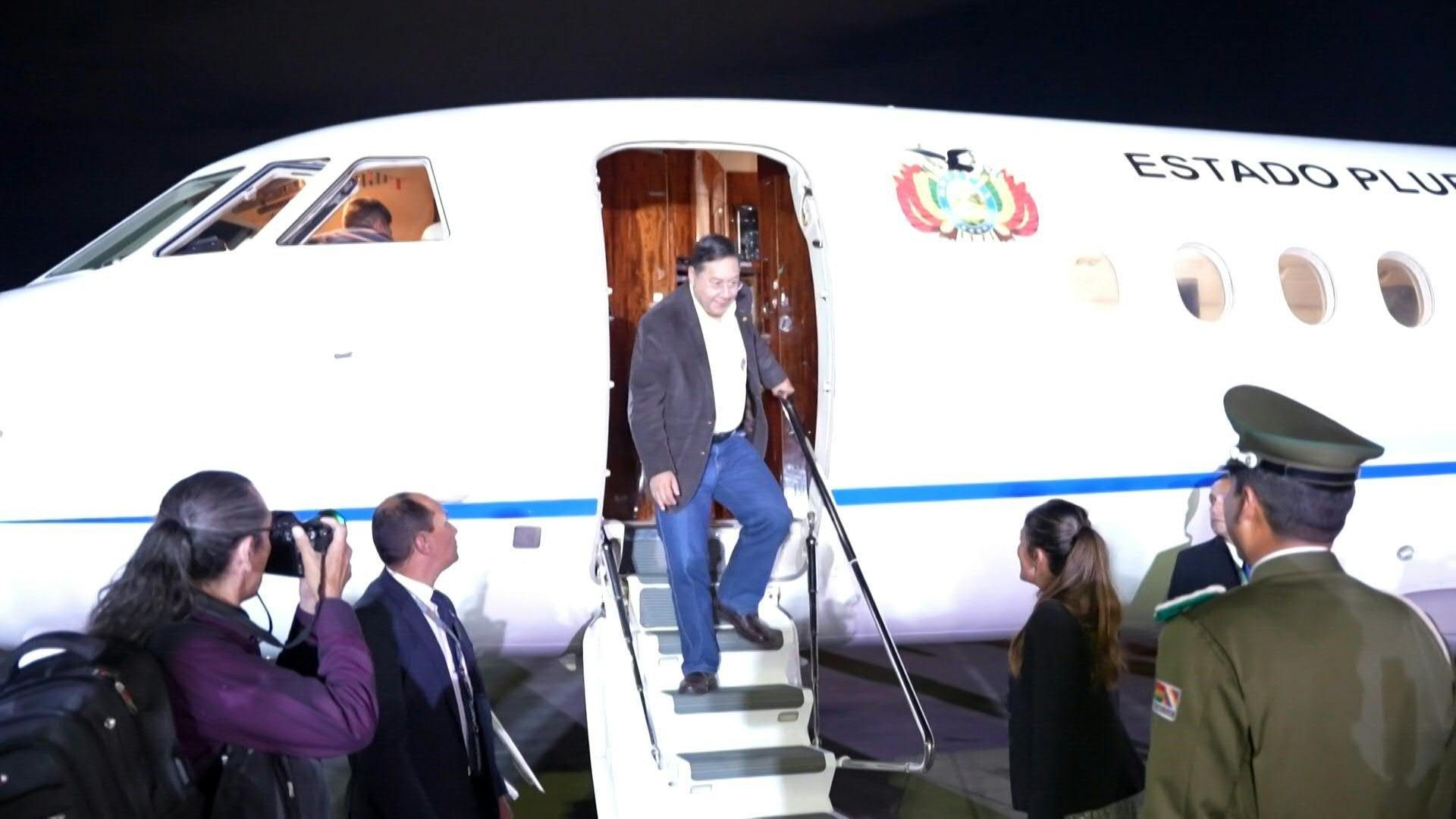 Bolivian President Arce arrives in Colombia for Amazon summit