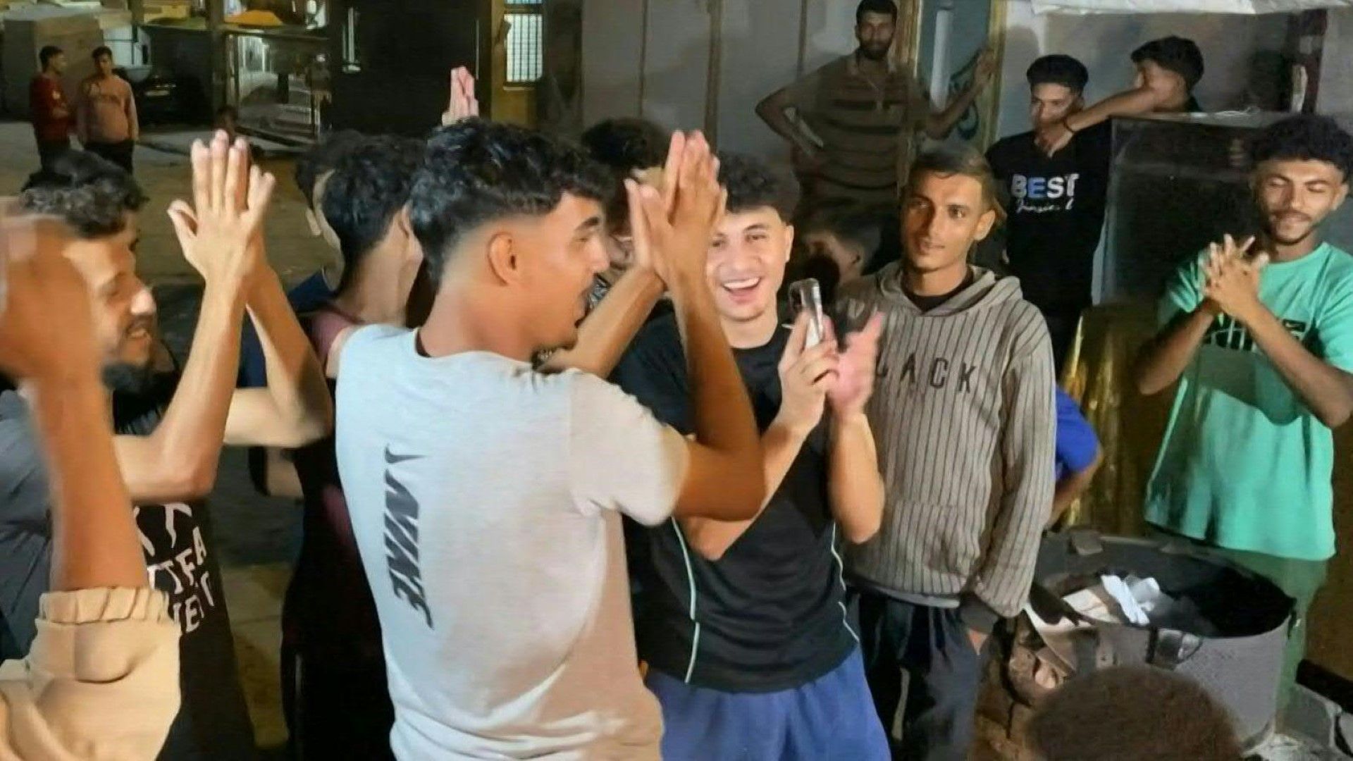 Spontaner Jubel im Gazastreifen über Friedens-Einigung