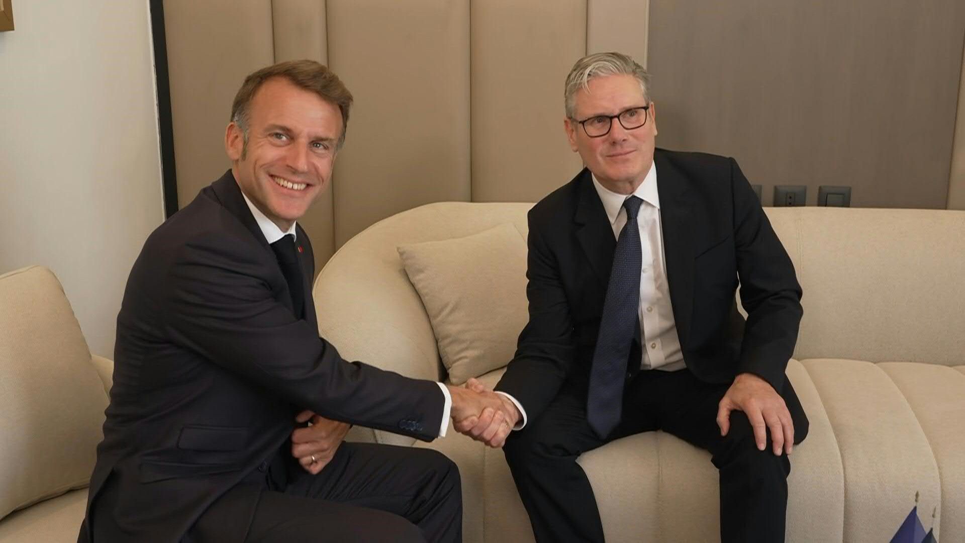 Starmer, Macron meet in Egypt ahead of Gaza summit