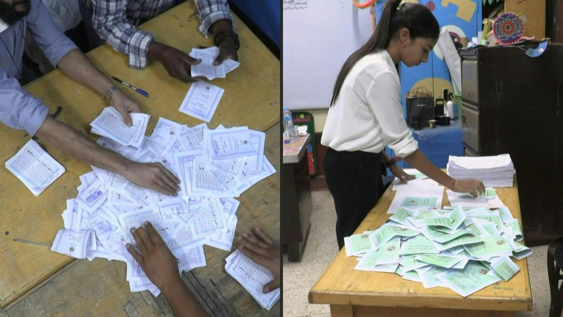 Video: Vote count begins in Egypt's parliamentary elections