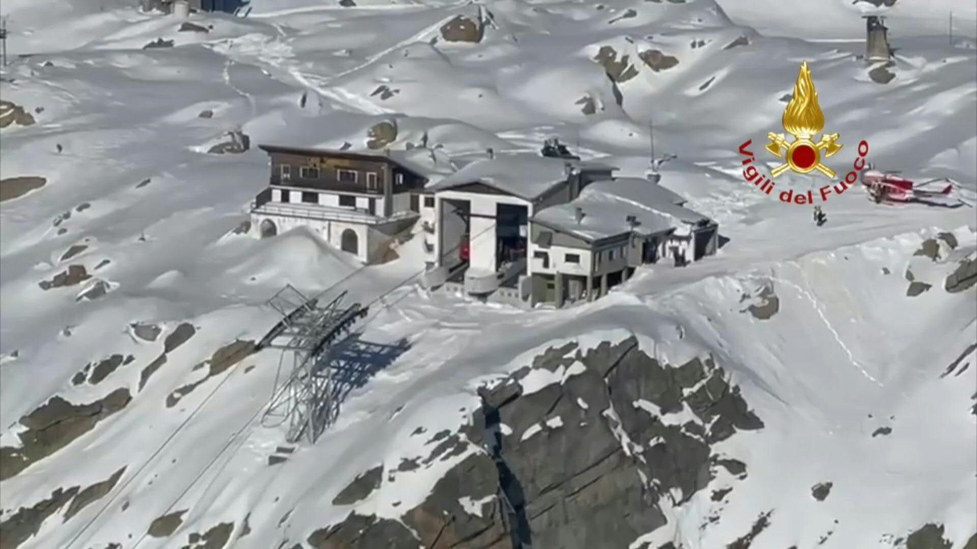 Video: Seilbahnunglück in Norditalien: Vier Menschen verletzt