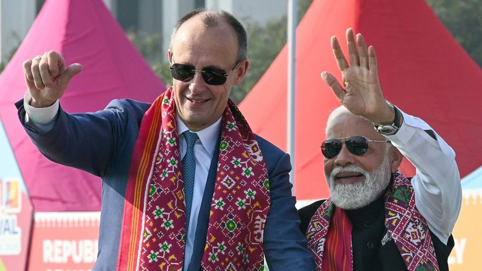Merz kündigt stärkere Zusammenarbeit mit Indien an
