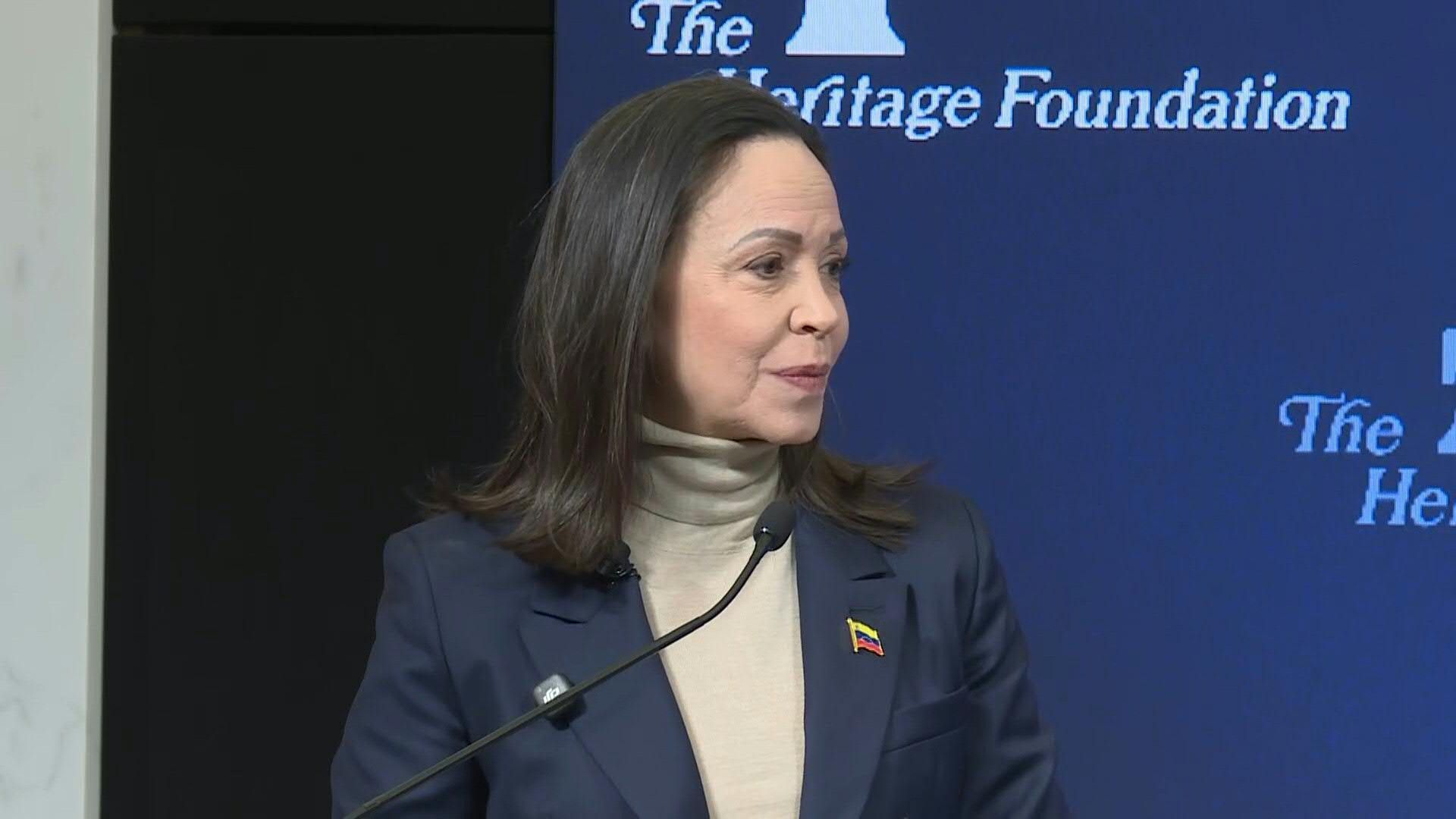 Video: Machado says Venezuela starting 'true transition to democracy'