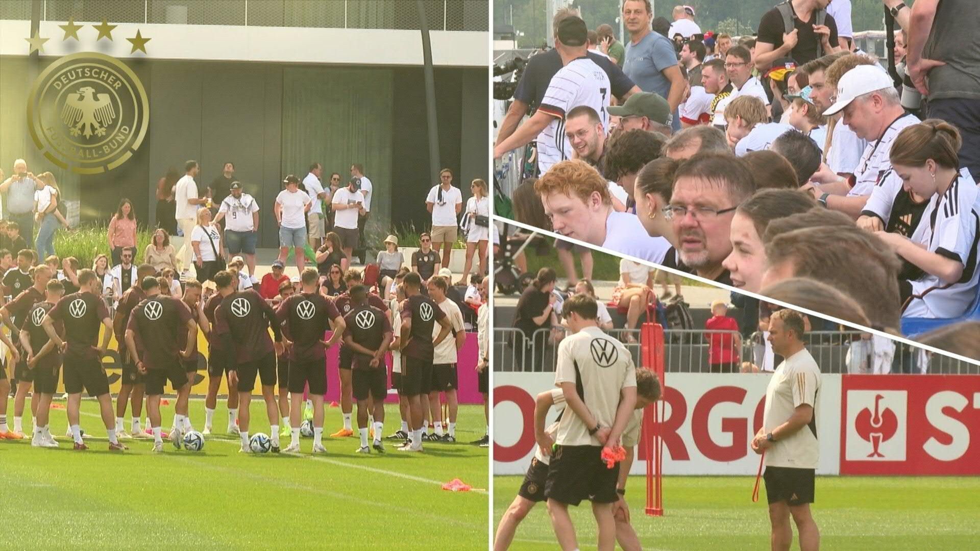 Mission Nahbarkeit: 600 Fans beim DFB-Training in Frankfurt