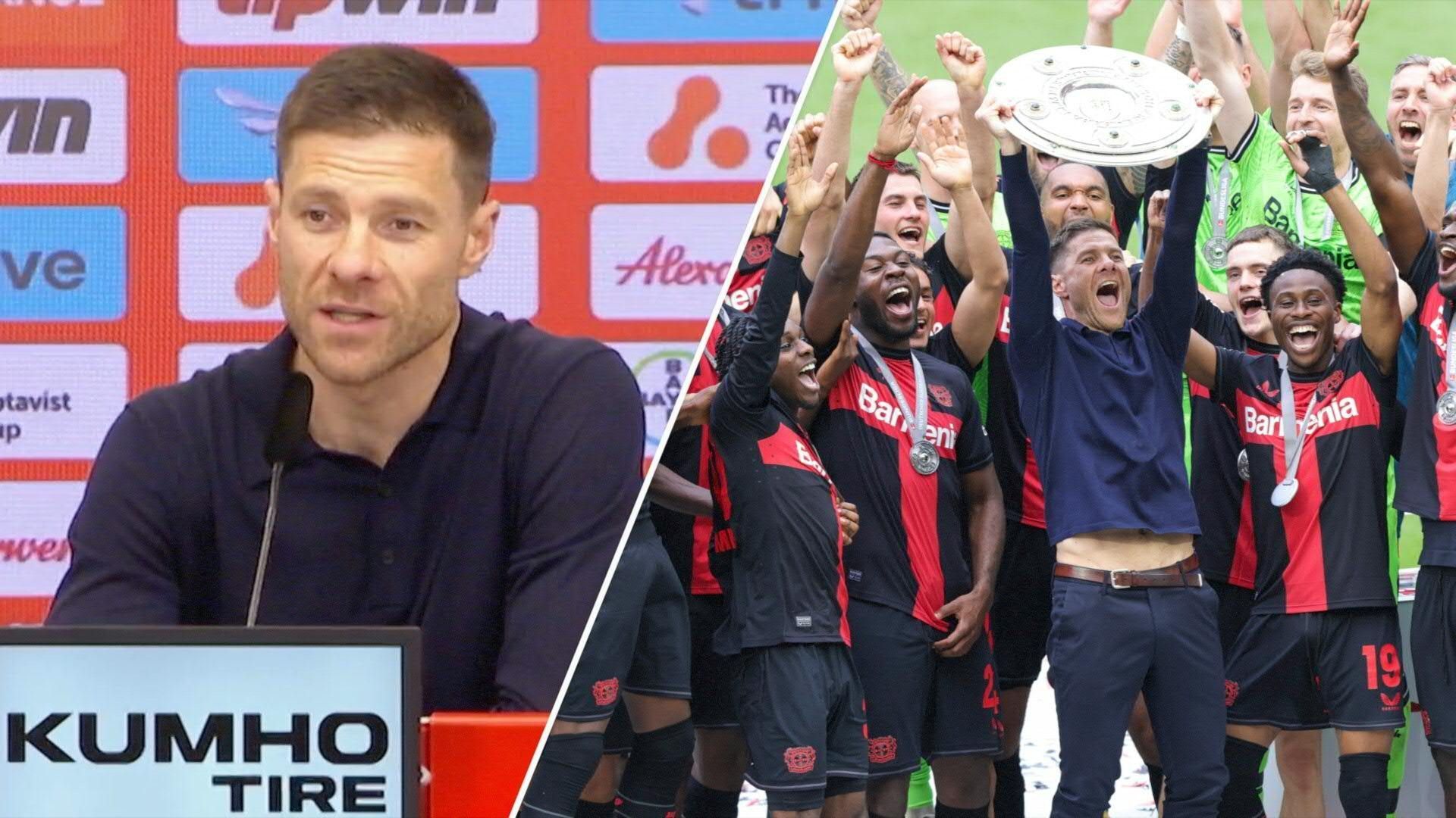 Alonso nach Meisterfeier: "In Gold Bundesliga-Geschichte geschrieben"