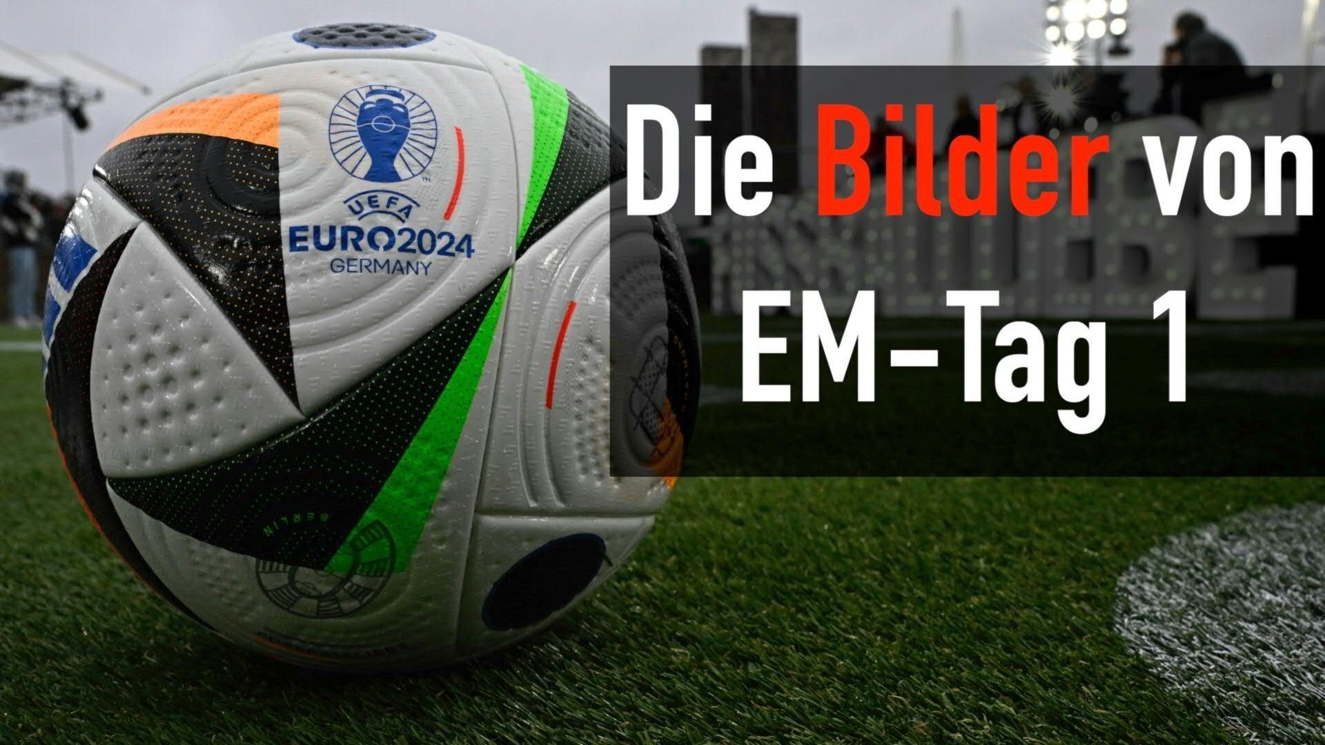 Der Ball rollt! Die Bilder von EM-Tag 1