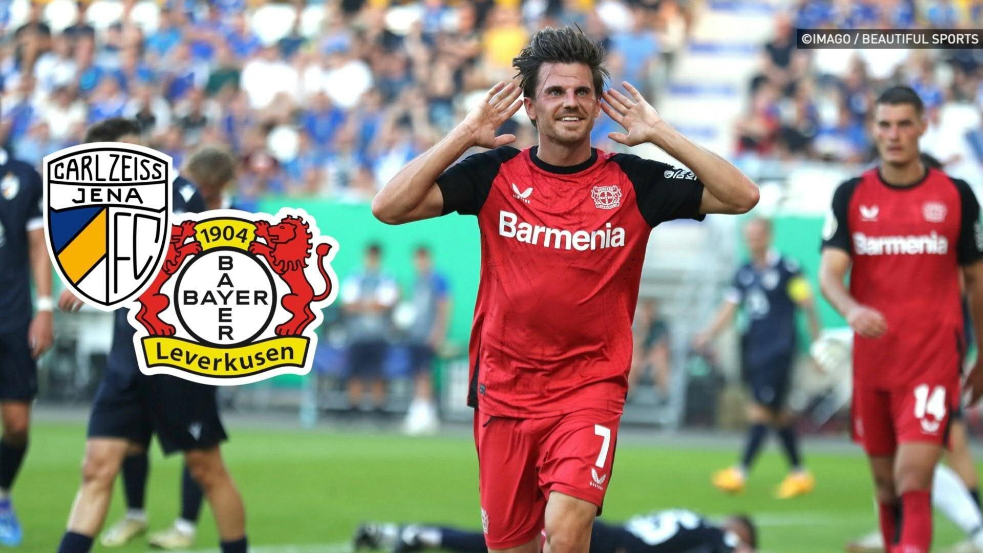 Arbeitssieg in Jena: Leverkusen müht sich in Runde zwei