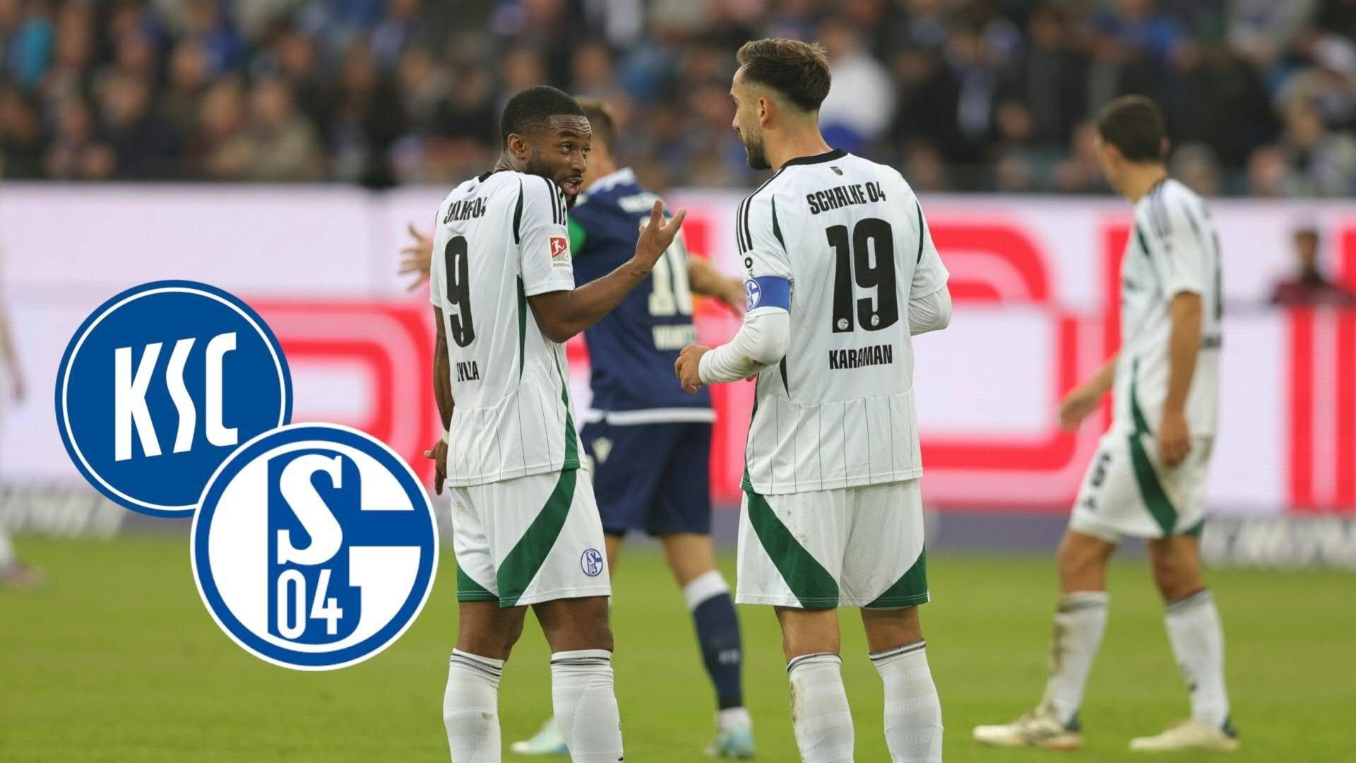 Pleite beim KSC: Schalke schlittert in die Krise
