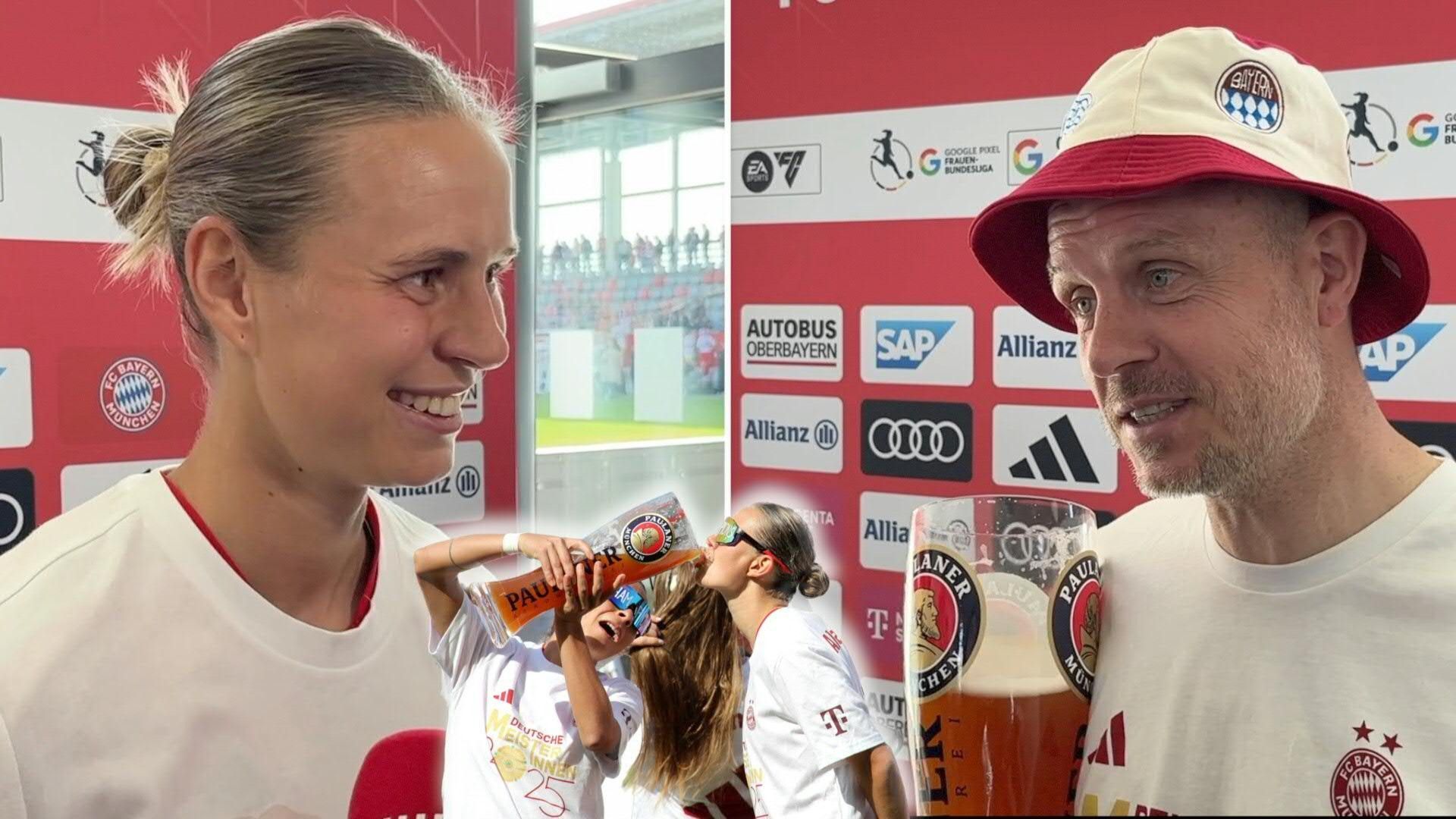 Video: "Bisschen was rauslassen": FCB zwischen Meister-Party und Pokalfinale