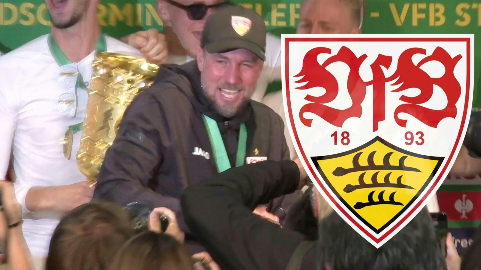 "Wir haben den Pokal": PK-Bierdusche für Hoeneß
