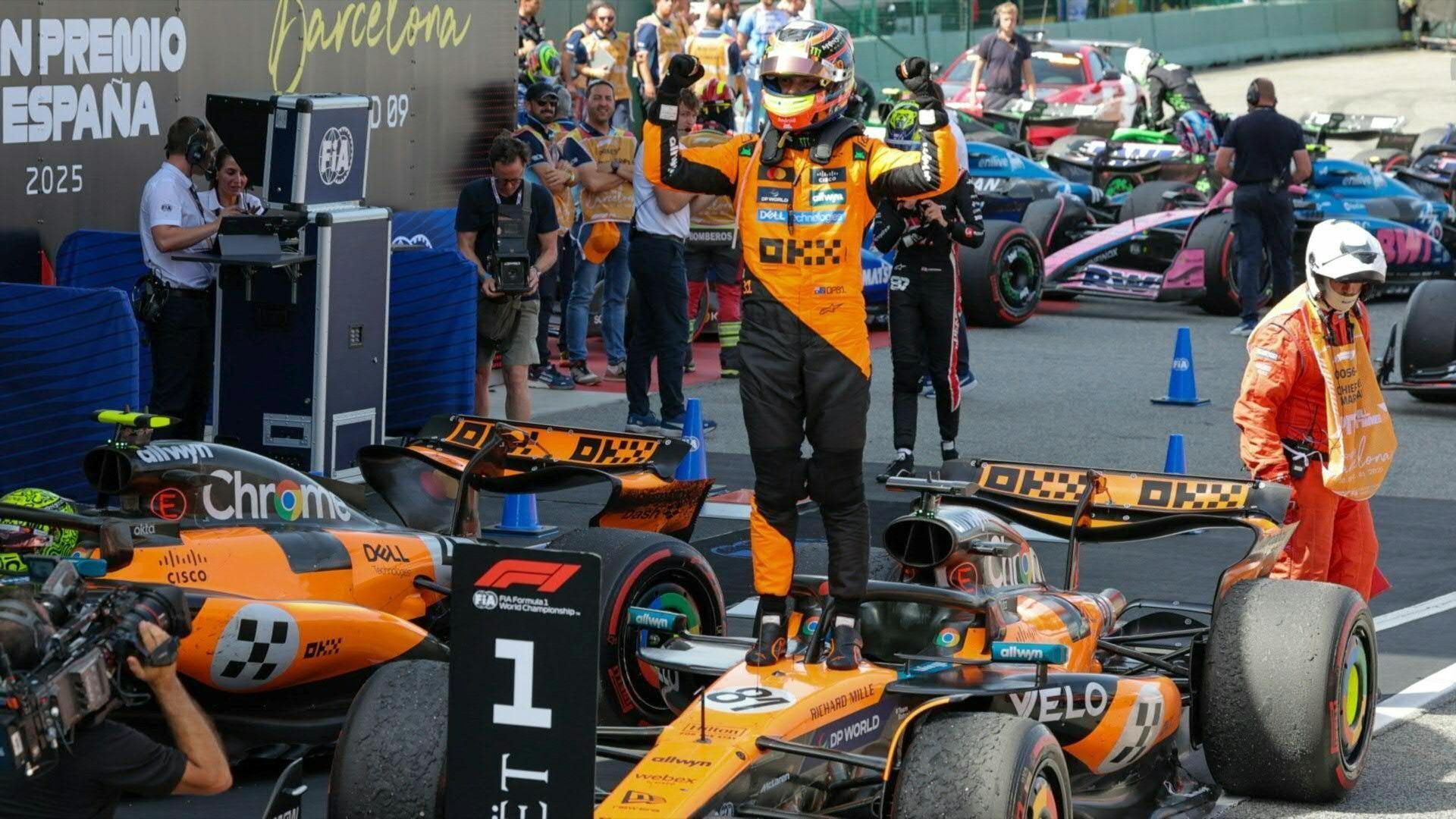 Piastri schlägt Norris – spätes Drama für Verstappen