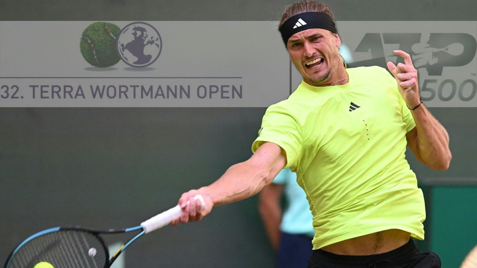 Video: Mit ganz viel Mühe: Zverev erreicht Viertelfinale in Halle