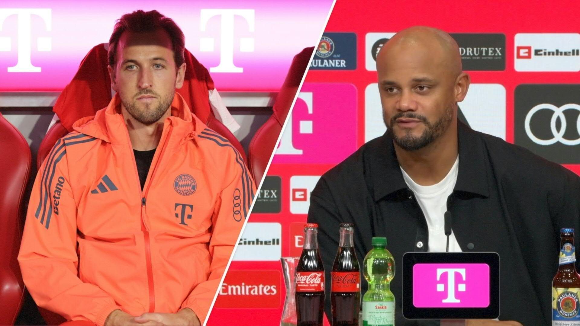 „Er versteht, warum“: Kompany über Kane auf der Reservebank