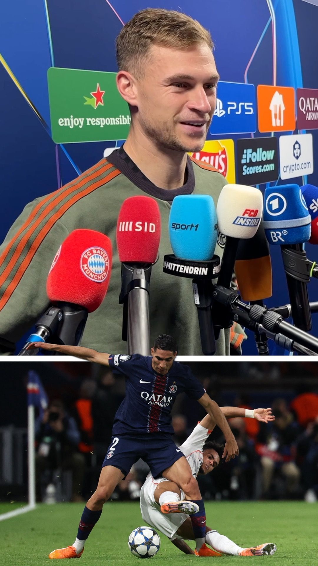 Kimmich sobre la roja de Díaz: \"Un poco de Donnarumma, Jamal\"