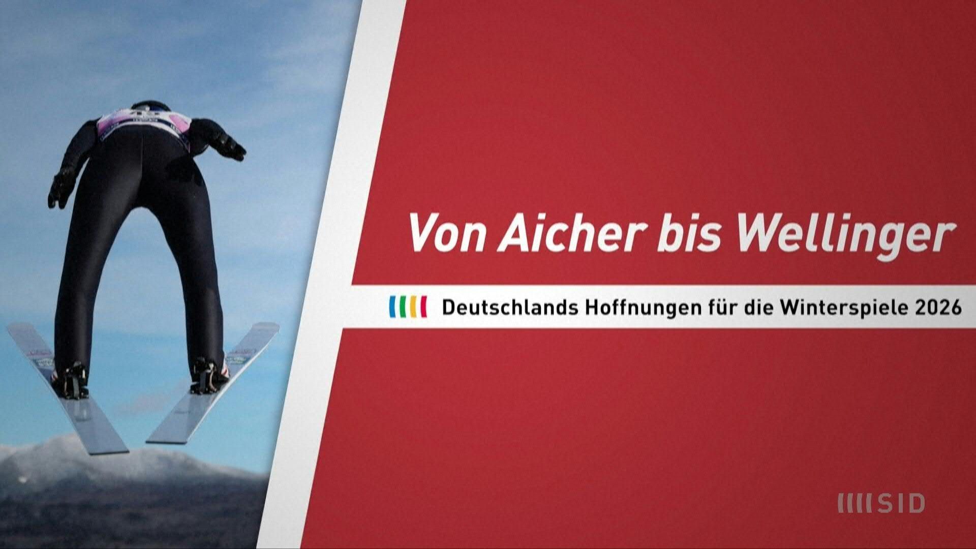 Video: Von Aicher bis Wellinger: Deutschlands Hoffnungen für die olympischen Winterspiele 2026