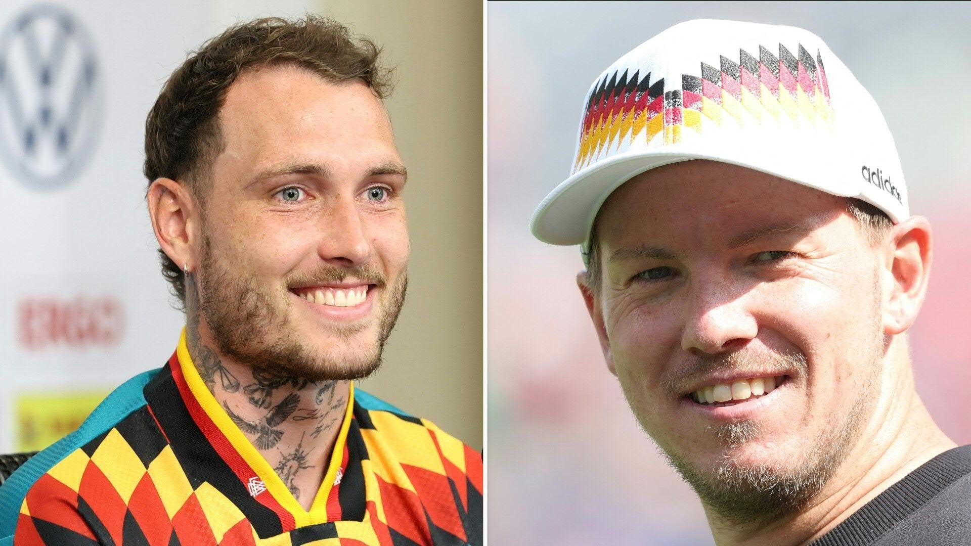 Video: Raum über Tattoo-Wette mit Nagelsmann: "Er kann sich das auch aussuchen"