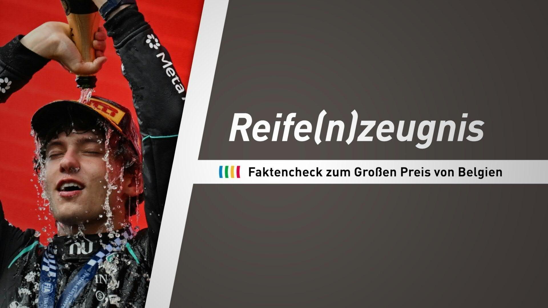 Video: Antonelli jubelt, die Konkurrenz hadert: Das Formel-1-Reife(n)zeugnis zum GP von Belgien