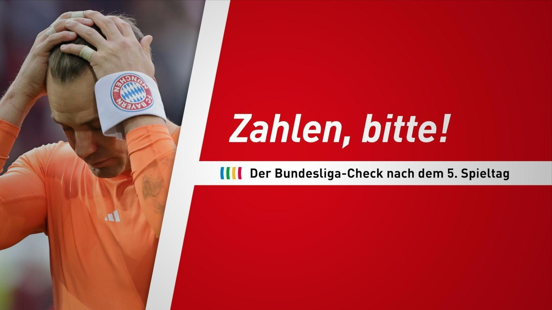 Video: Zahlen, bitte! Der Bundesliga-Check nach dem 5. Spieltag