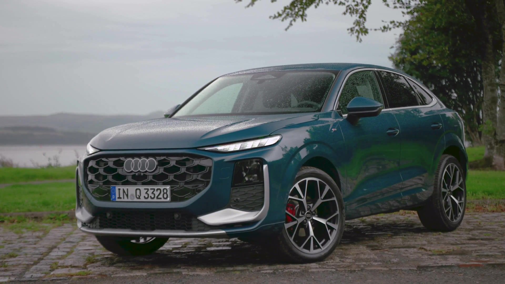 Audi Q3 Sportback Exterior Design in Malpelo Blue