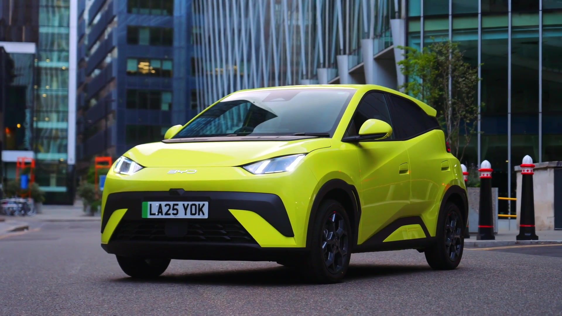 BYD Dolphin Surf Exterior Design in Lime Green