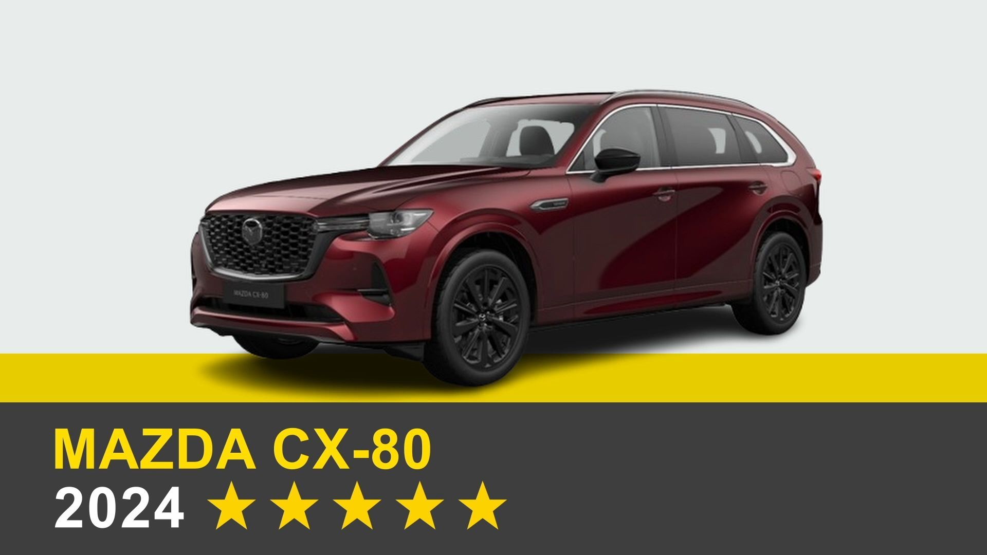 Fünf Sterne für den Mazda CX-80 im Euro NCAP-Test