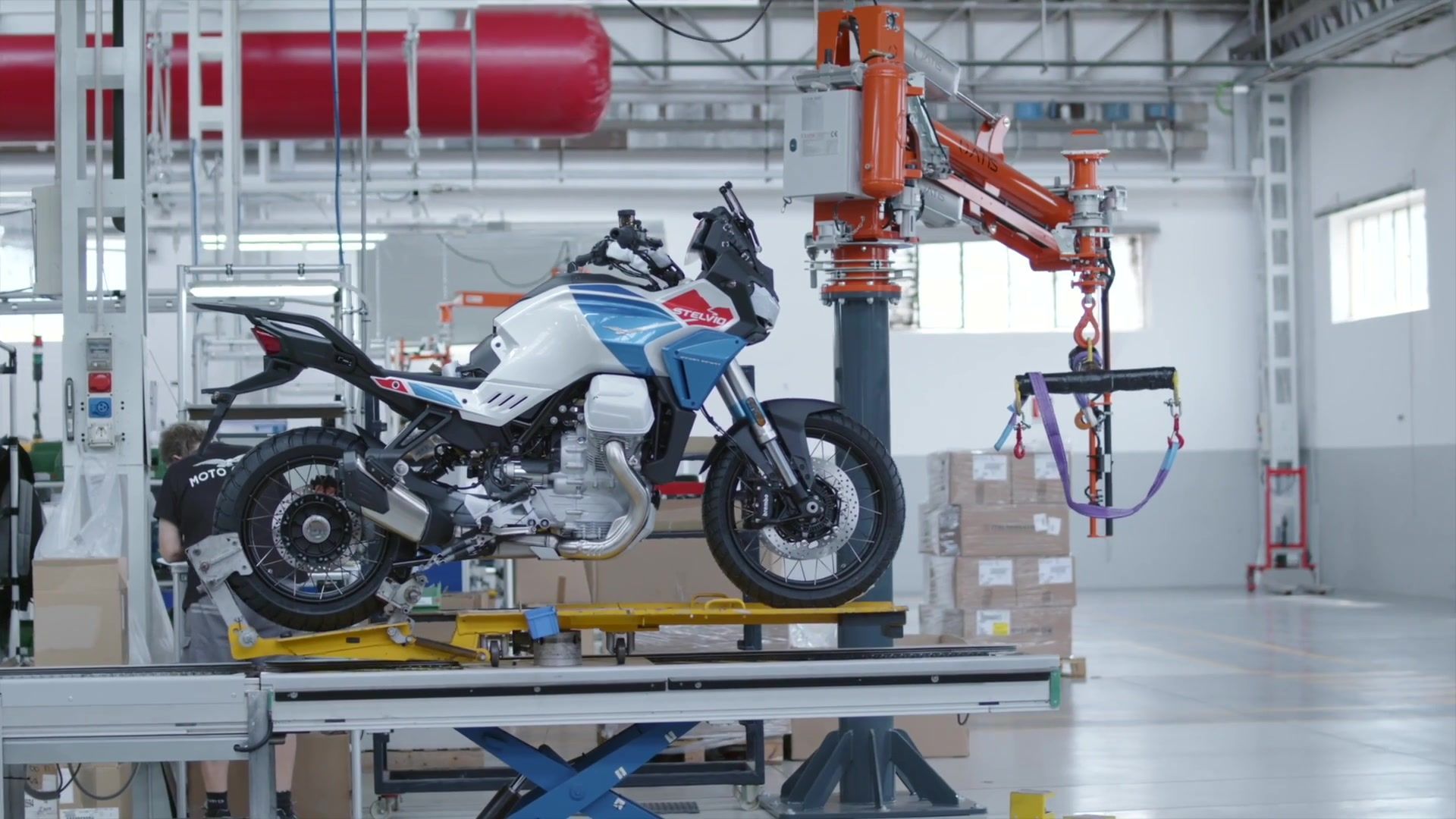 Moto Guzzi Vehicle Assembly Line