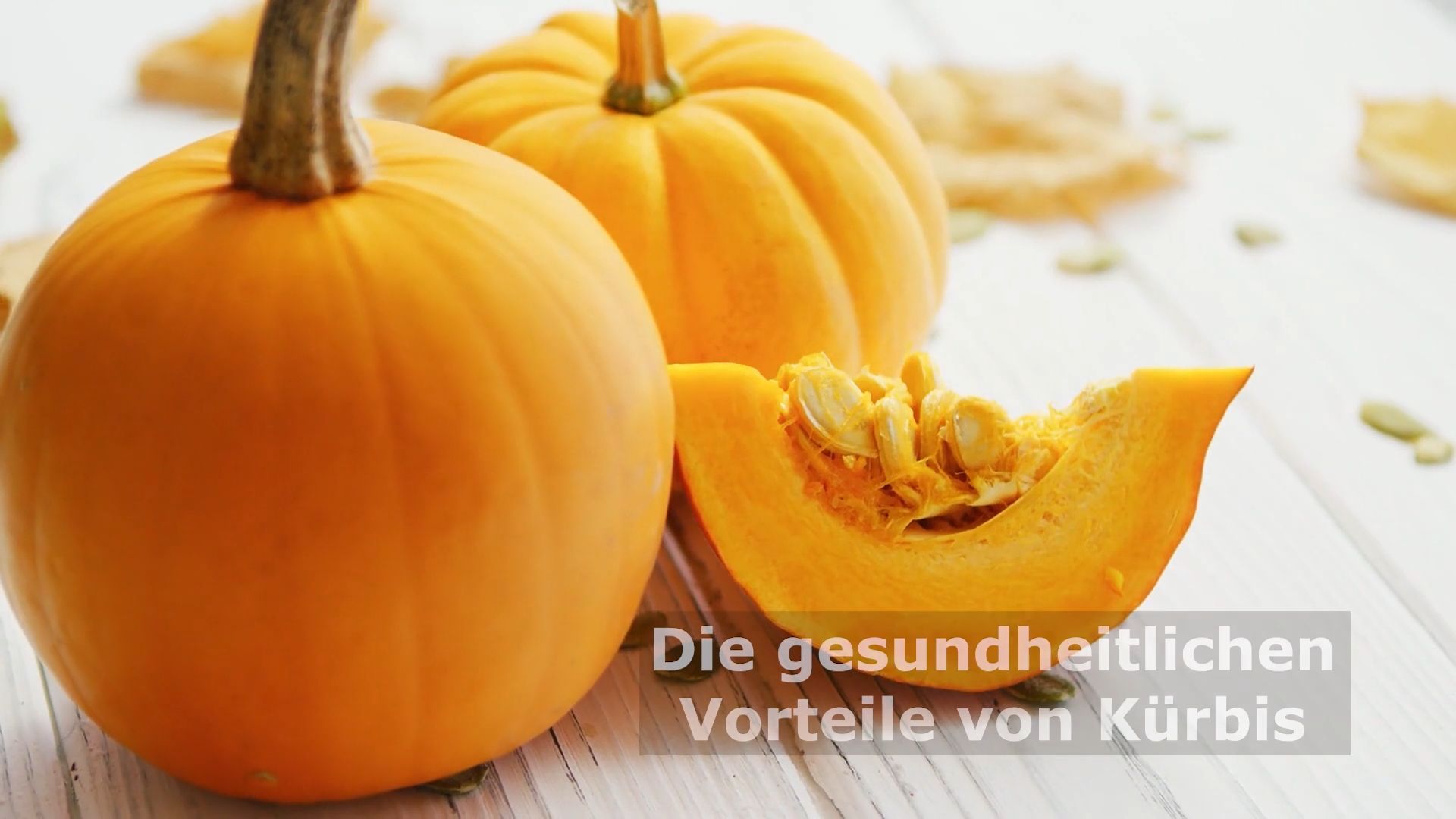 Pumpkin time is running! And how healthy the pumpkins are