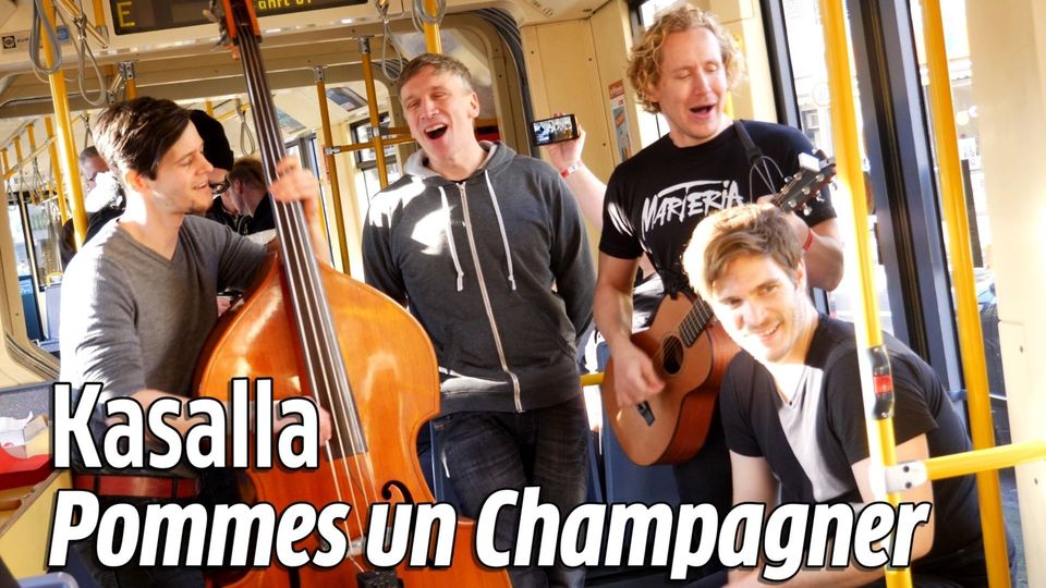 Kasalla: Pommes un Champagner - live in der KVB-Bahn