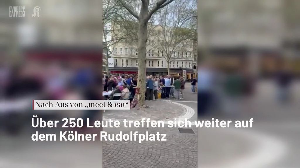 Video: Über 250 Kölner versammeln sich – mit Bügelbrettern